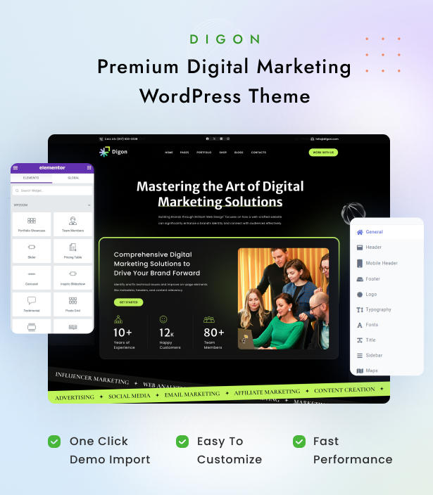 Digon - Digital Marketing Agency and SEO WordPress Theme - 1