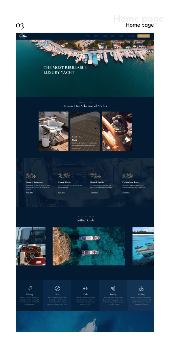 Yachter - Yacht and Boat Travel & Rental HTML Template