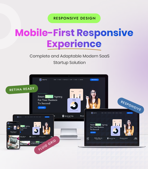 SaaSPro - Startup & SaaS HTML Template