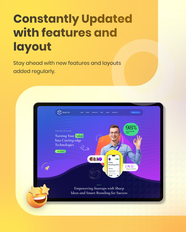 SaaSPro - Startup & SaaS HTML Template