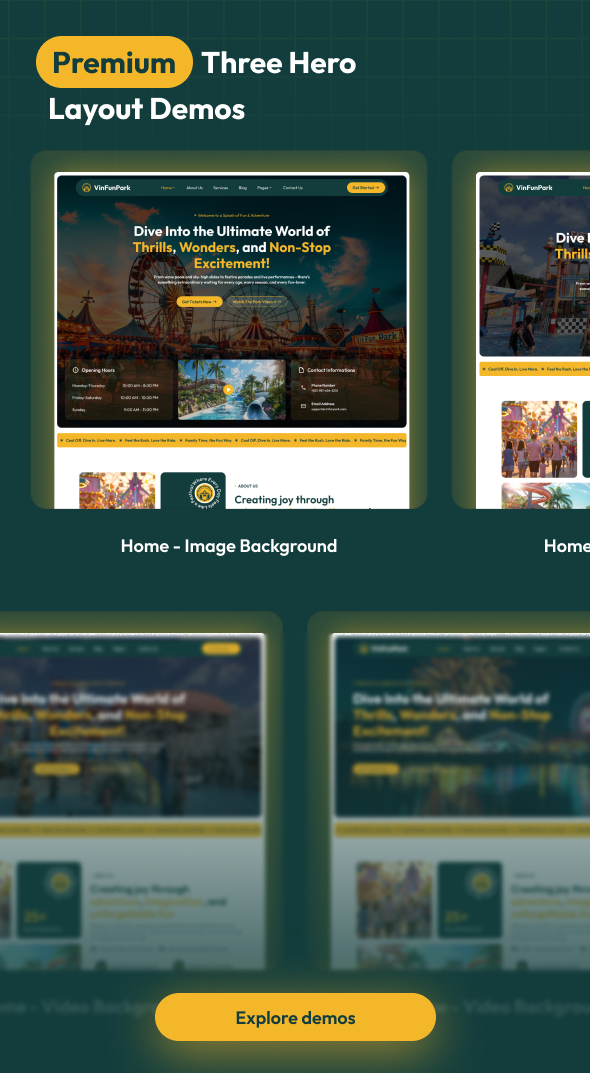 VinFunPark - Water & Amusement Park HTML Template - 2