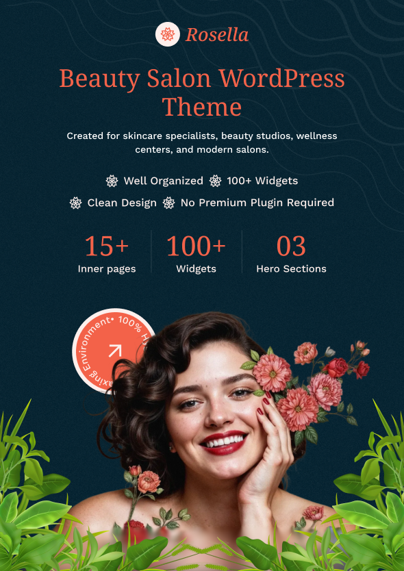 Rosella - Beauty Salon WordPress Theme - 1