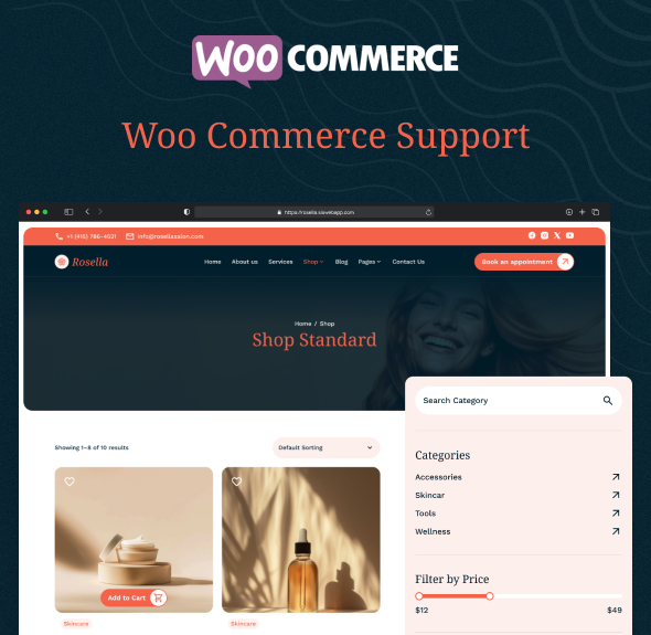 Rosella - Beauty Salon WordPress Theme - 6