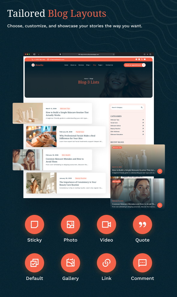 Rosella - Beauty Salon WordPress Theme - 11