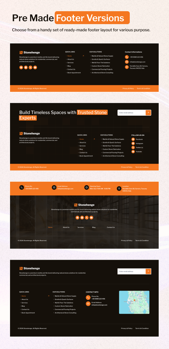 StoneHenge - Marble & Tiles WordPress Theme - 11