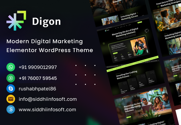 Digon - SEO and Digital Marketing Agency WordPress Theme