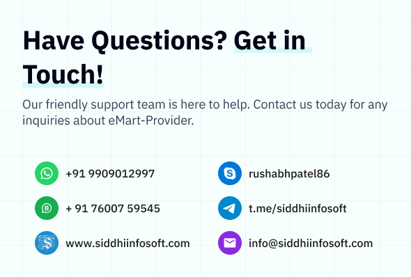 eMart - Service Provider app for On-Demand Service