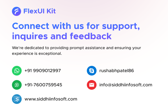 FlexUI Kit Flutter - Best Flutter UI Kit - 17
