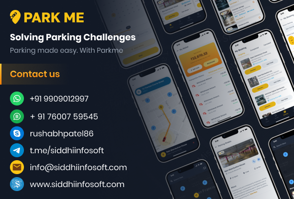 ParkME - Flutter Complete Car Parking App | Parking Spot Booking App