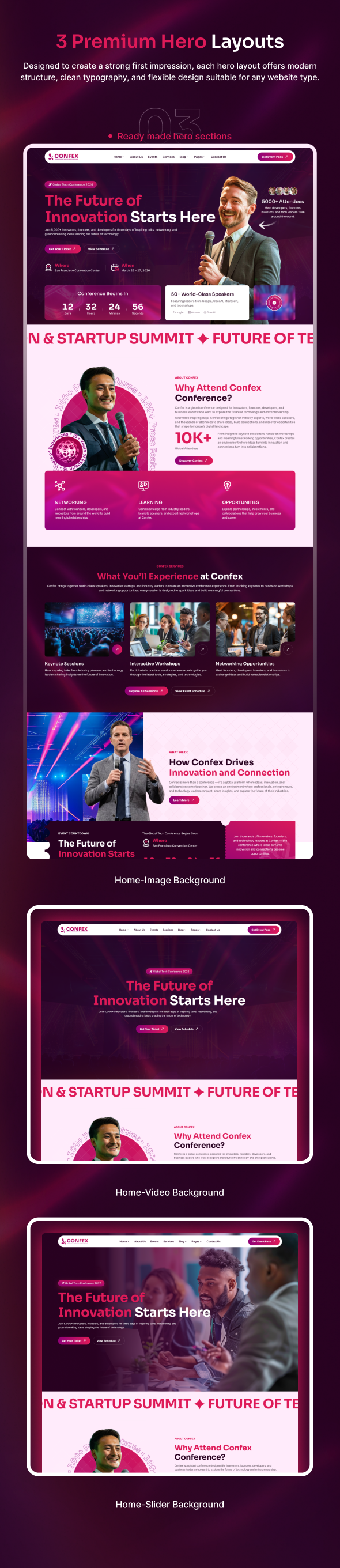 Confex – Event & Conference HTML Template - 2