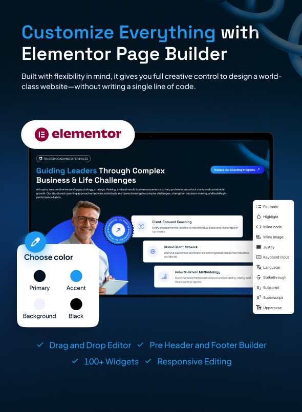 Inspira - Business and Life Coach WordPress Theme - 2