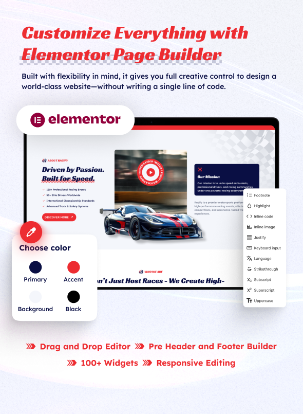 Racify - Motorsports Racing WordPress Theme - 2