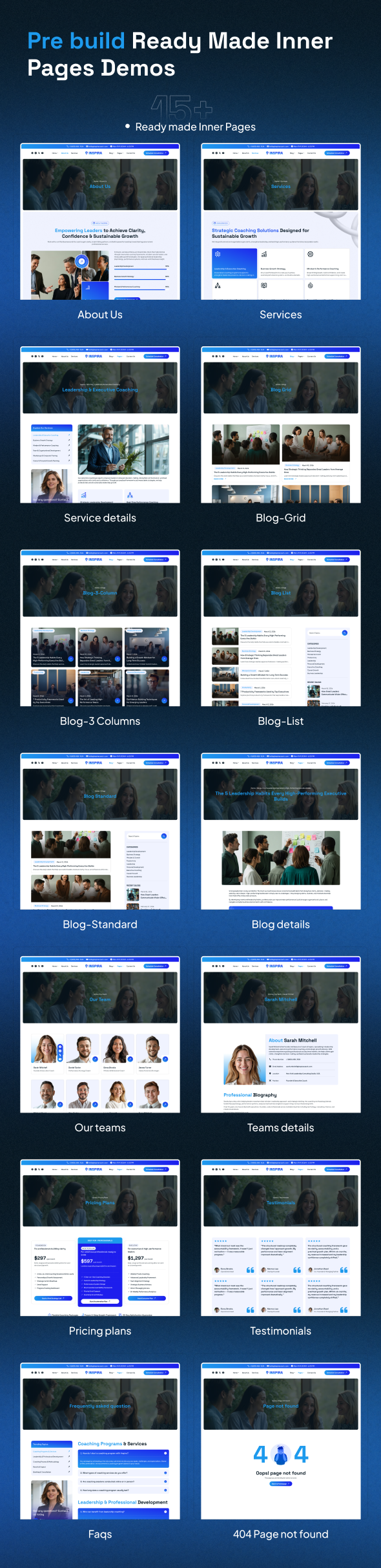Inspira - Business and Life Coach WordPress Theme - 4