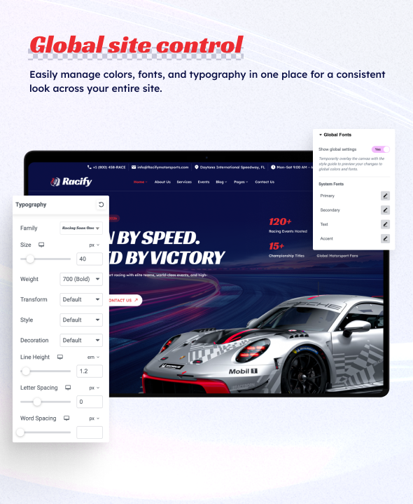 Racify - Motorsports Racing WordPress Theme - 8