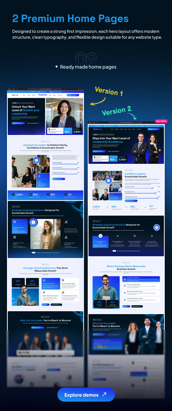 Inspira - Business and Life Coach WordPress Theme