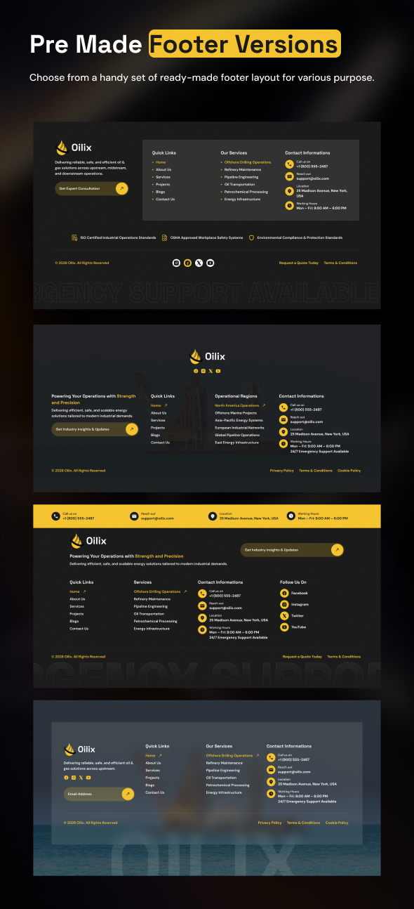 Oilix - Oil & Gas Company WordPress Theme - 11