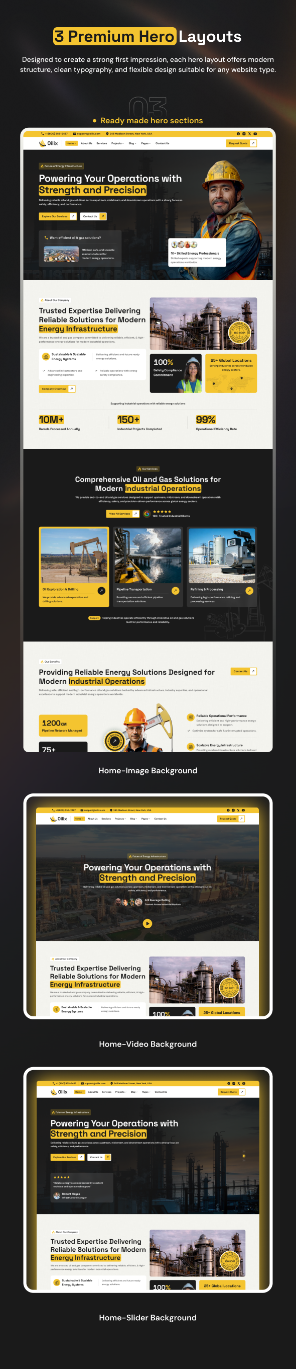 Oilix - Oil & Gas Company HTML Template - 2
