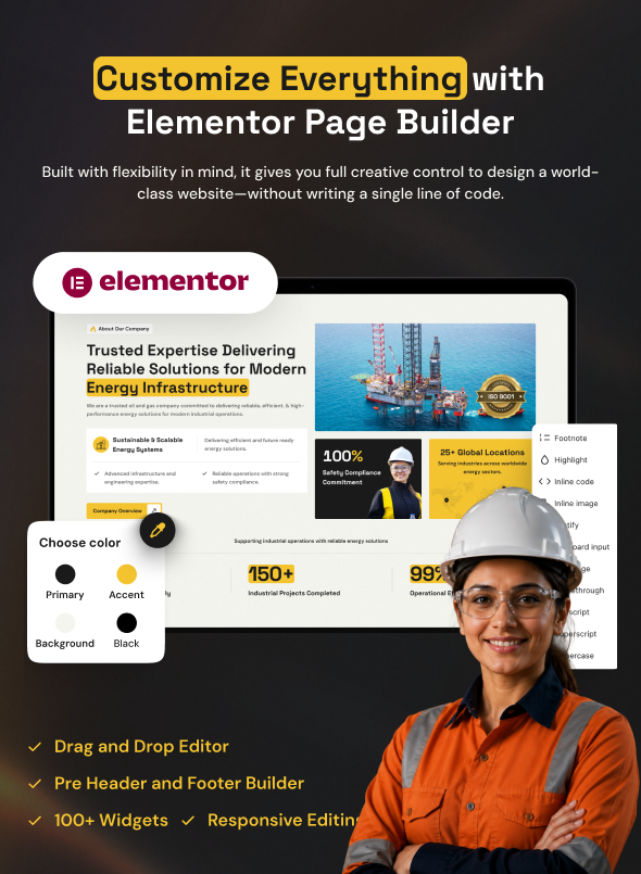 Oilix - Oil & Gas Company WordPress Theme - 2