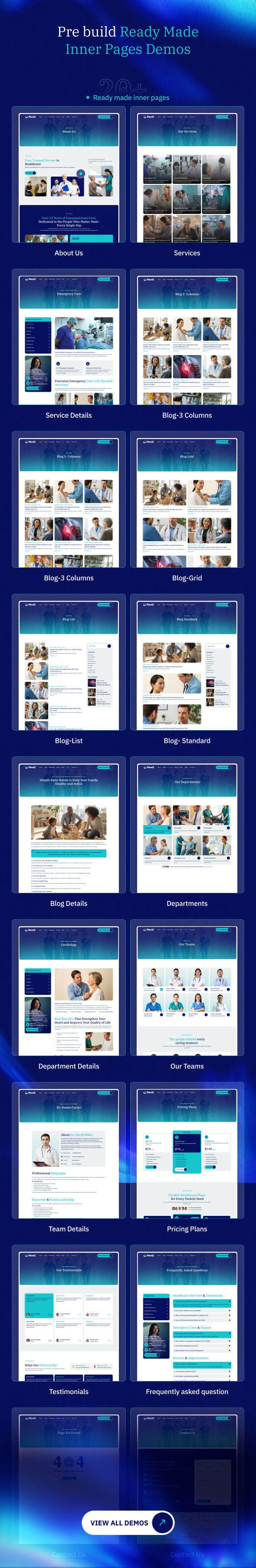 ResQ - Medical & Emergency Services HTML Template - 3