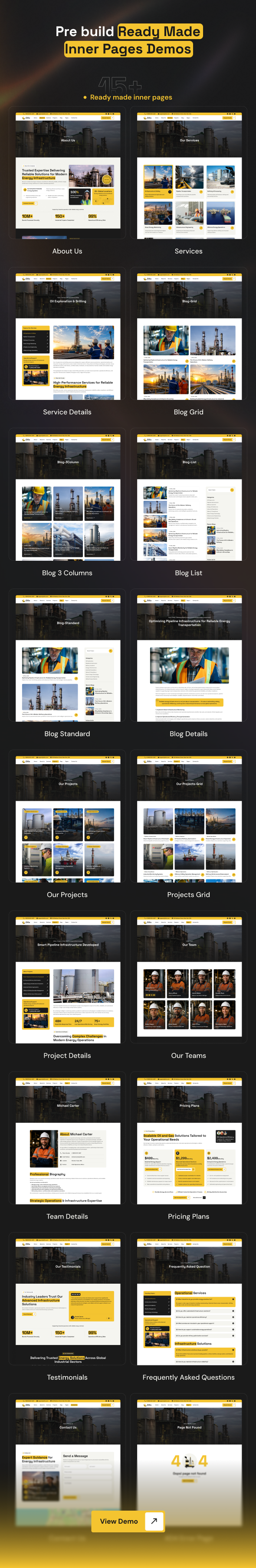 Oilix - Oil & Gas Company HTML Template - 3