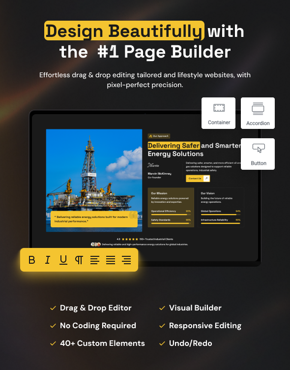 Oilix - Oil & Gas Company WordPress Theme - 6