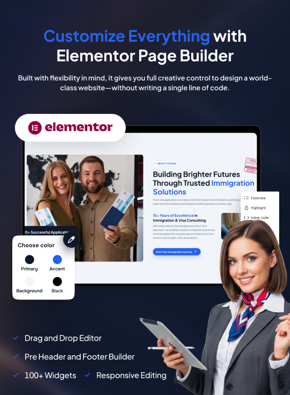 Vistara - Immigration and Visa Consulting WordPress Theme - 2