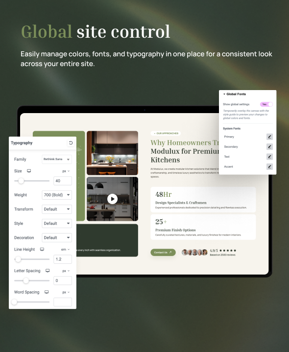 Modulux - Modular Kitchen WordPress Theme