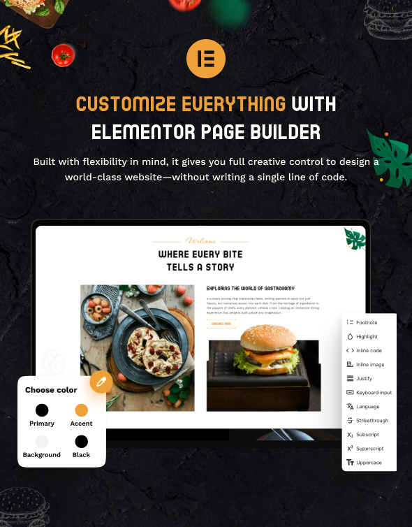 Dishify - Restaurant WordPress Theme