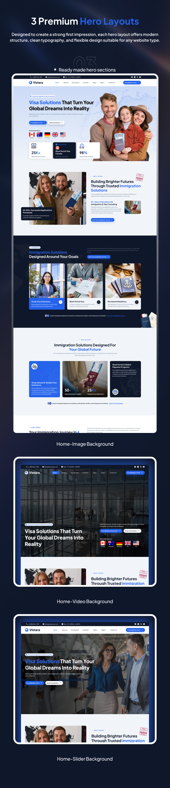 Vistara - Immigration and Visa Consulting HTML Template - 2