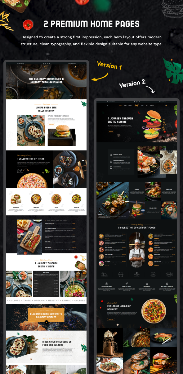Dishify - Restaurant WordPress Theme