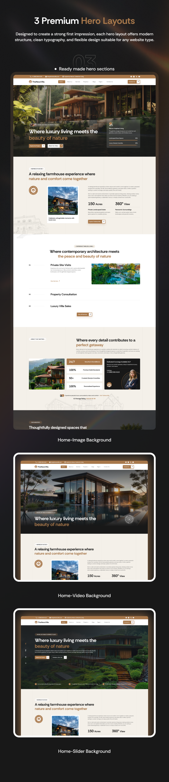 TheNessVilla - Weekend Villa and FarmHouse Project WordPress Theme - 3