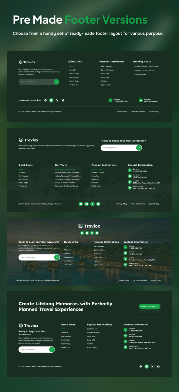 Flamingo – Modern Travel & Tour Booking WordPress Theme - 11