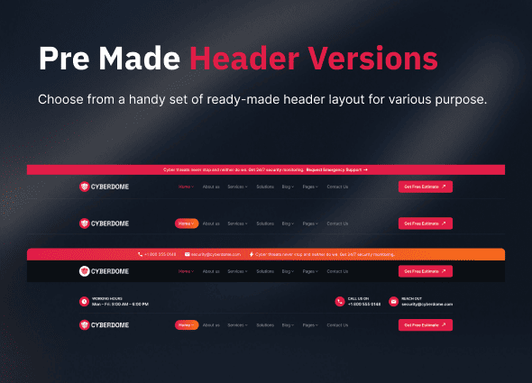 CyberDome - Cyber Security Services WordPress Theme - 11
