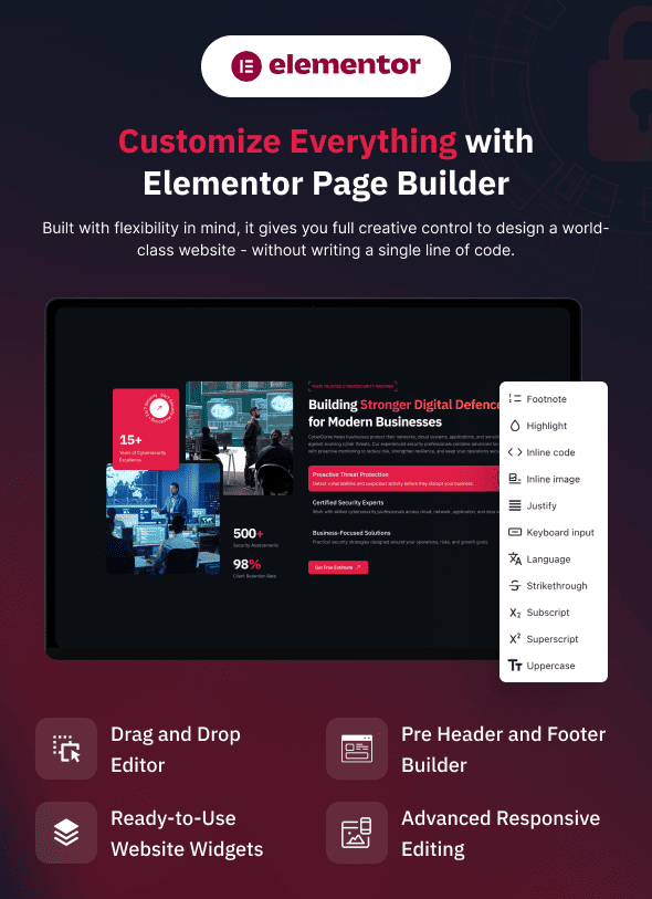 CyberDome - Cyber Security Services WordPress Theme - 2