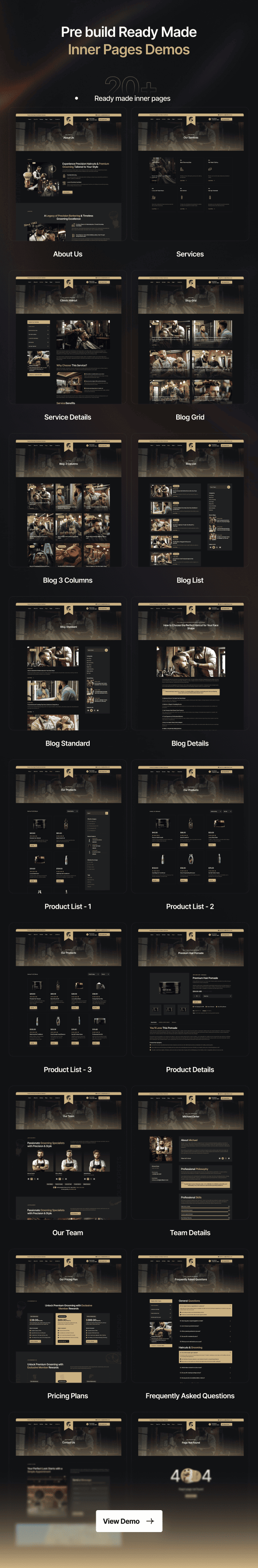 Kre8 | Barber Shop & Hair Salon WordPress Theme - 4