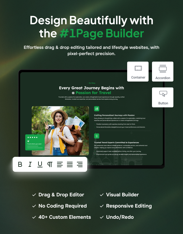 Flamingo – Modern Travel & Tour Booking WordPress Theme - 6