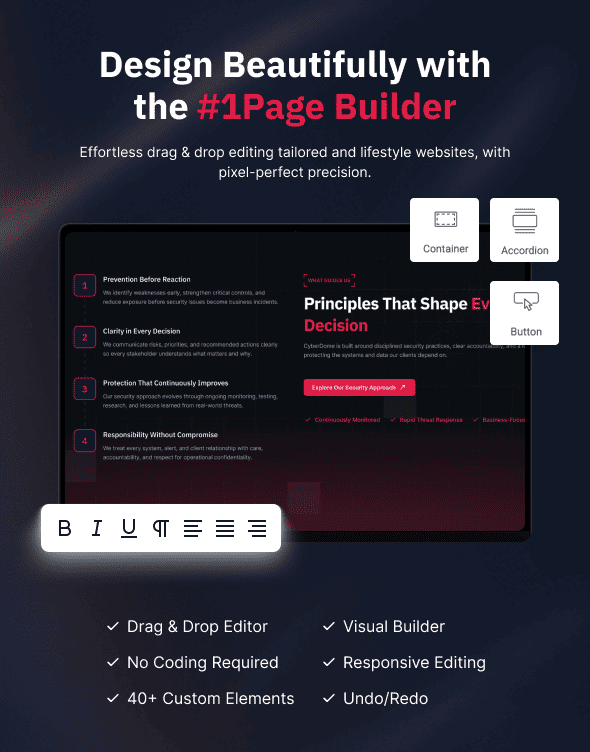CyberDome - Cyber Security Services WordPress Theme - 6