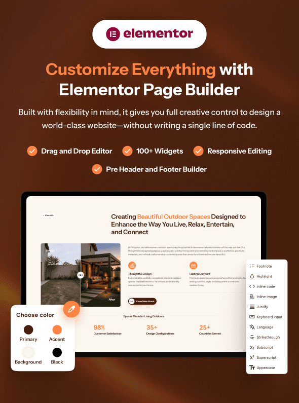 Pergolux | Pergola, gazebo & Outdoor Living WordPress Theme - 2