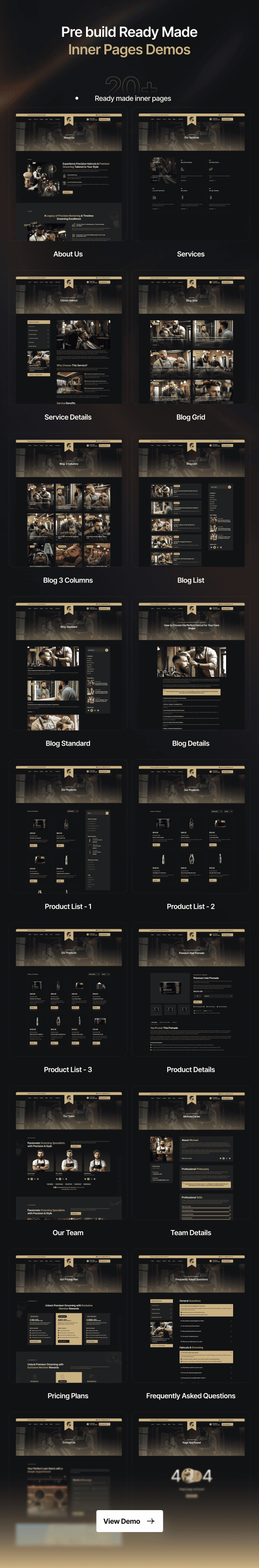 Kre8 | Barber & Hair Salon HTML Template - 3