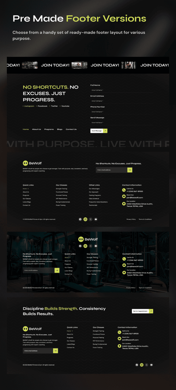 BeWolf | Fitness & Gym WordPress Theme - 12