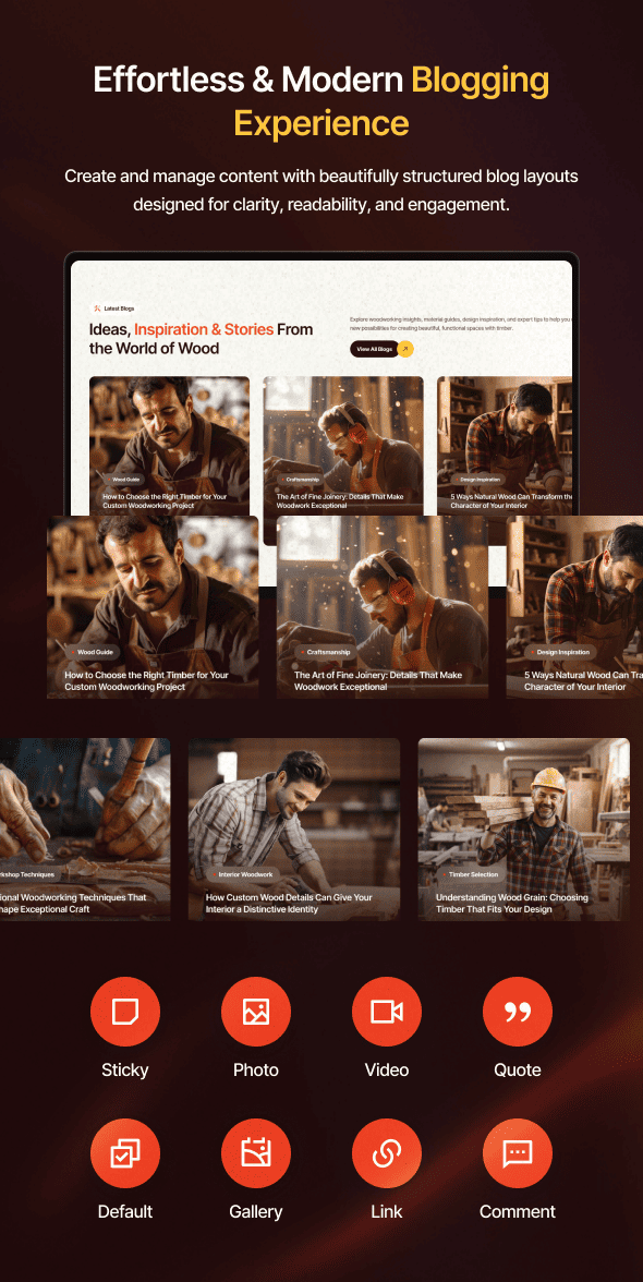 Timberly | Carpenter, Wood & Forestry WordPress Theme - 5