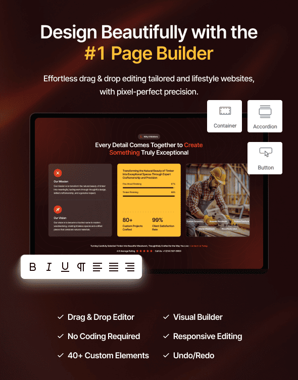 Timberly | Carpenter, Wood & Forestry WordPress Theme - 6
